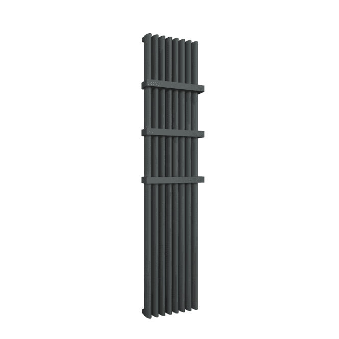 Eastbrook  Witney 1800mm x 470mm Aluminium Radiator Matt Anthracite   89.0270