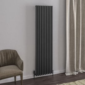 Eastbrook Witney 1800mm x 470mm Aluminium Radiator Matt Anthracite   89.0270