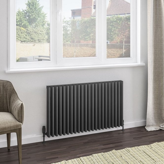 Eastbrook  Witney 600mm x 1040mm Aluminium Radiator Matt Anthracite   89.0977