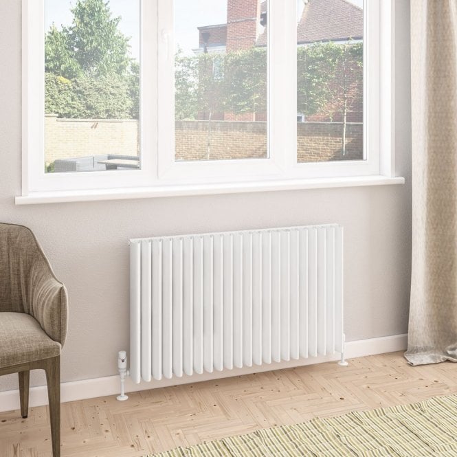 Eastbrook  Witney 600mm x 1040mm Aluminium Radiator Matt White   89.0944