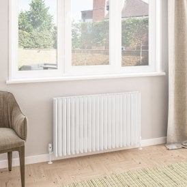 Eastbrook Witney 600mm x 1040mm Aluminium Radiator Matt White   89.0944