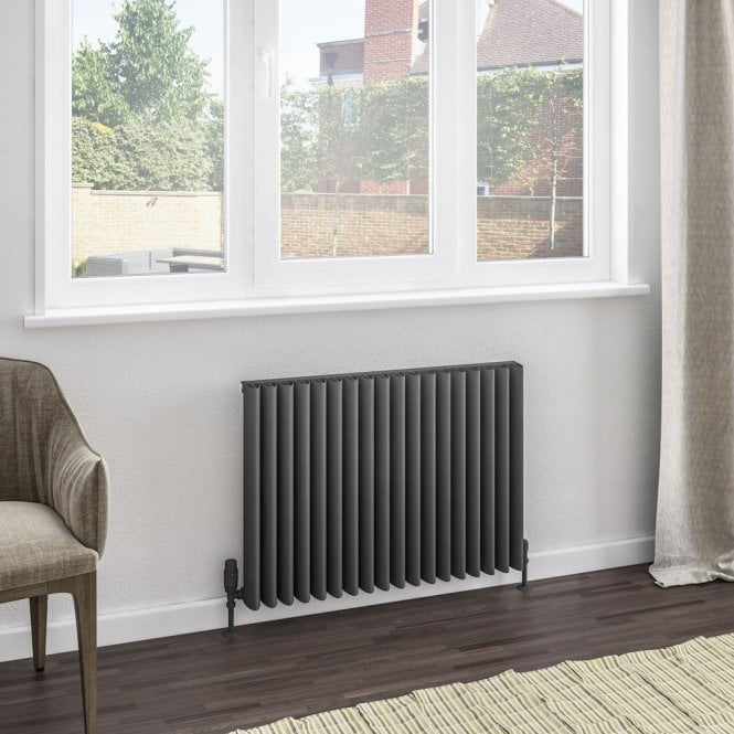 Eastbrook  Witney 600mm x 850mm Aluminium Radiator Matt Anthracite   89.0976