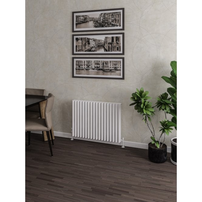 Eastbrook  Witney 600mm x 850mm Aluminium Radiator Matt White   89.0943