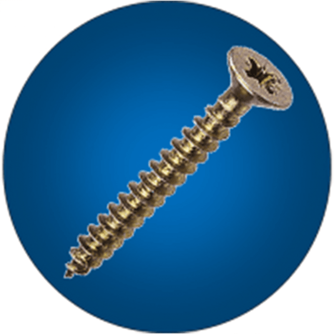 FM Products  Chipboard Screw 5.0 x 40mm Csk Pozi YP (Qty Of 200) Y540