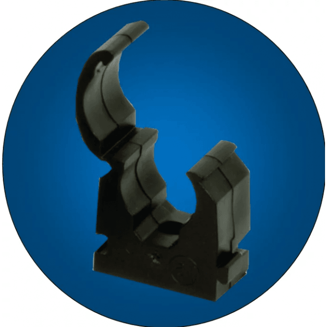 FM Products  Clip Link Pipe Clip 15mm Single Black (Qty Of 100)