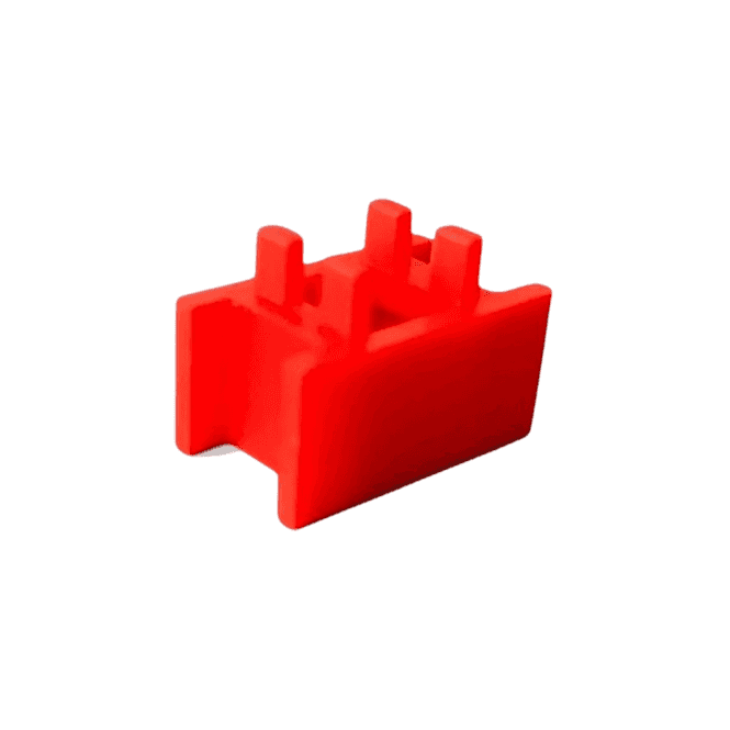 FM Products  Clip Link Pipe Clip Spacer Block Red (Qty Of 20) P635