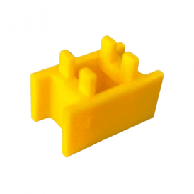 FM Products Clip Link Pipe Clip Spacer Block Yellow (Qty Of 20) P637