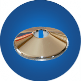 FM Products Pipe Collar One Piece 22.0mm Chrome (Qty Of 25) P315