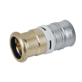FRANKISCHE MLCP Alpex-Duo XS Copper / Steel Coupling 20 x 22mm