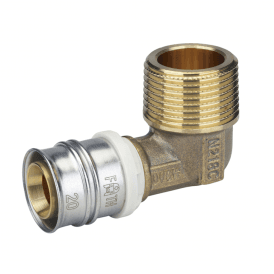 FRANKISCHE MLCP Alpex-Duo XS Elbow with Male Thread 20mm x 1/2"