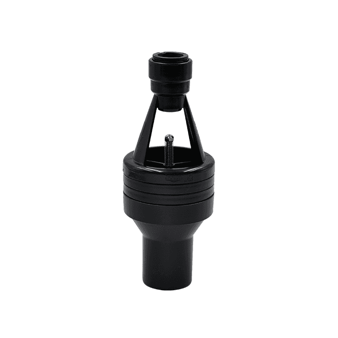 Hotun  SF Range Hiflo Black 15 - 32 Dry Trap Tundish HHBSF15-32