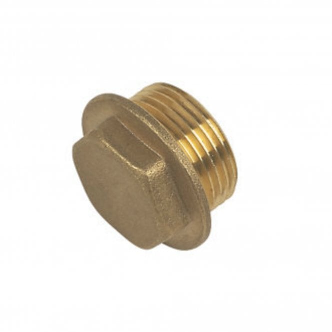 MacDonald Plumbing Supplies Brass Flange Plug ¼