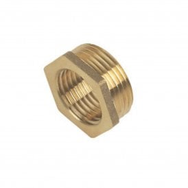 Brass Hexagonal Bush 3/8" x ¼"