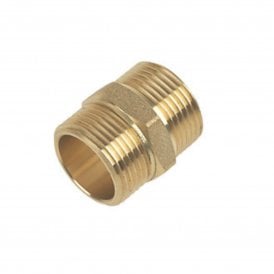 Brass Hexagonal Nipple ½"