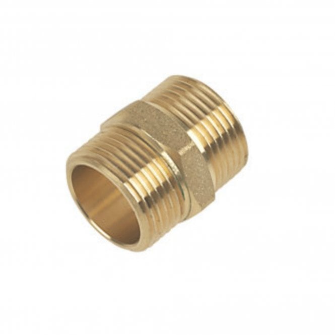 MacDonald Plumbing Supplies Brass Hexagonal Nipple ¾