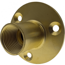 Brass Wall Plate Tube Bracket ½
