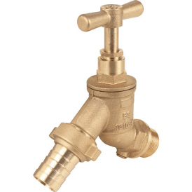 Hose Union Bib Tap c/w DCV ½