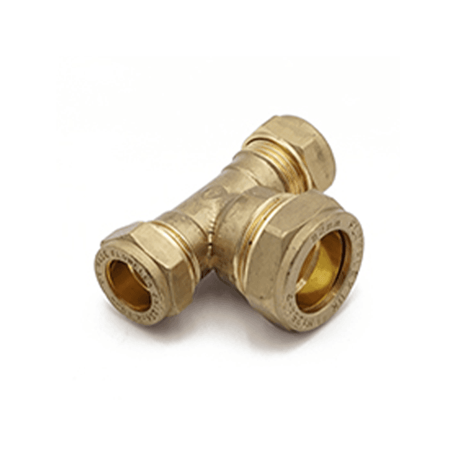 MacDonald Plumbing Supplies MacCompression Reducing Tee 15mm x 15mm x 22mm