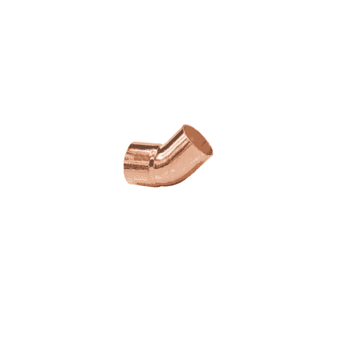 MacDonald Plumbing Supplies MacEndfeed 45 Degree Street Obtuse Elbow 15mm WRAS APPROVED