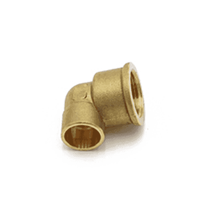 MacDonald Plumbing Supplies MacEndfeed Female Elbow 22mm x 3/4 WRAS APPROVED & KITE MARKED (COPPER VERSION)
