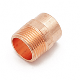 MacEndfeed Male Adaptor 22mm x 3/4 WRAS APPROVED & KITE MARKED (COPPER VERSION)