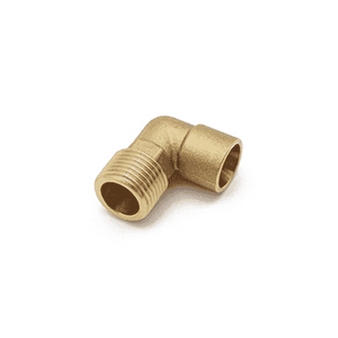MacDonald Plumbing Supplies MacEndfeed Male Elbow 28mm x 1 WRAS APPROVED & KITE MARKED (COPPER VERSION)