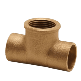 MacEndfeed Threaded Centre Tee 15mm x 15mm x ½ - WRAS Approved