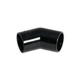 MacOverflow 45 Deg Obtuse Bend 21.5mm Black PACK OF 10