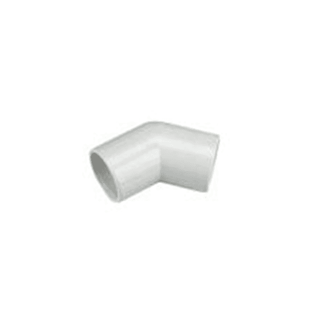 MacDonald Plumbing Supplies MacOverflow 45 Deg Obtuse Bend 21.5mm White PACK OF 10