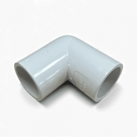 MacOverflow 90 Deg Knuckle Bend 21.5mm White PACK OF 10