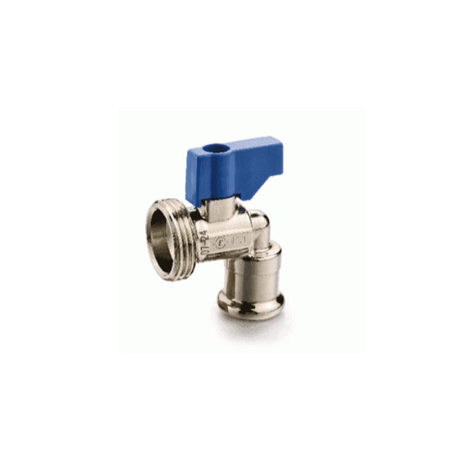 MacDonald Plumbing Supplies MacPress 15mm Angled Washing Machine Valve