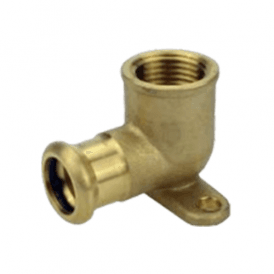 MacPress Backplate Elbow 15mm x ½ - GAS