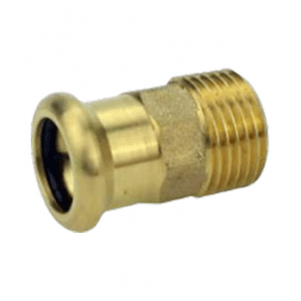 MacPress Male Coupling 22mm x ½ - WATER