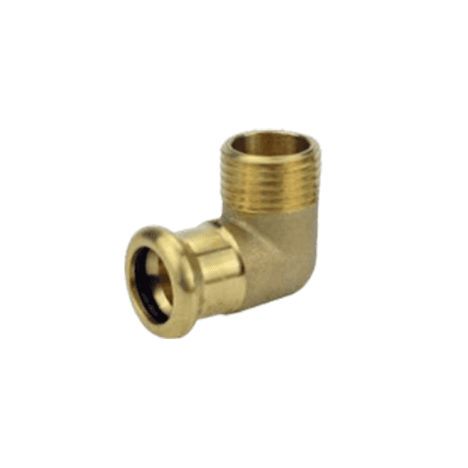 MacDonald Plumbing Supplies MacPress Male Elbow 15mm x ½ - WATER