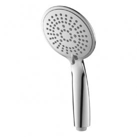 MacShower Lever Style Multi Function Round Shower Handset Chrome
