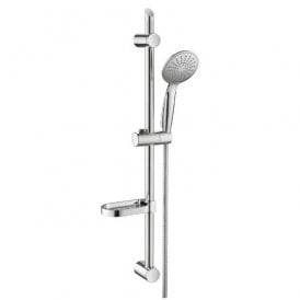 MacShower Single Function Shower Rail Kit Inc. Soap Dish Chrome