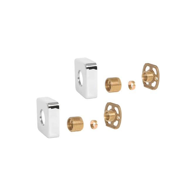 MacDonald Plumbing Supplies MacShower Square Shroud Shower Fixing Kit