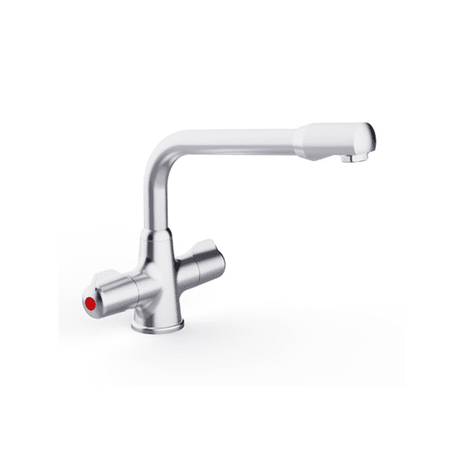 MacDonald Plumbing Supplies MacTap Chrome Lever Kitchen Sink Mixer Tap Swivel Spout WRAS
