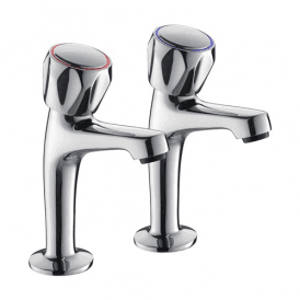 MacTap Contract Sink Pillar Taps Chrome WRAS