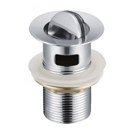 MacTap Flip Top Turnover Basin Waste Slotted Chrome
