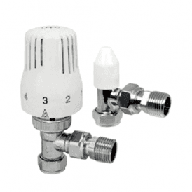 MacTRV 15mm White Head TRV & Lockshield Pack