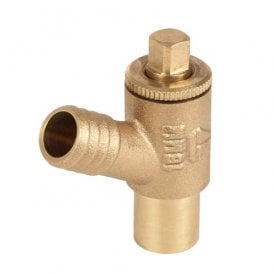 MacValve 15mm Type A Brass Drain Off Valve