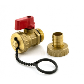 MacValve Water Drain Valve with Hose Tail ½" BSP