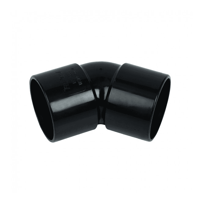 MacDonald Plumbing Supplies MacWaste 45 Degree Bend 32mm Black