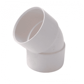 MacWaste 45 Degree Bend 40mm White