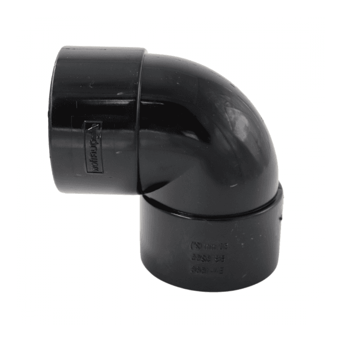 MacDonald Plumbing Supplies MacWaste 90 Degree Bend 32mm Black