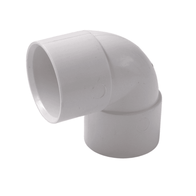 MacDonald Plumbing Supplies MacWaste 90 Degree Bend 32mm White