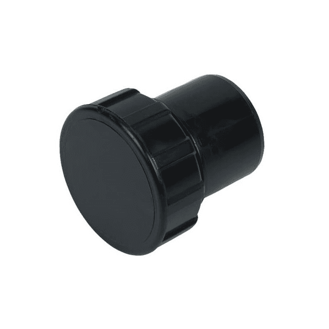 MacDonald Plumbing Supplies MacWaste Access Plug 40mm Black