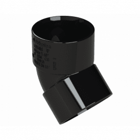 MacWaste Spigot 45 Degree 40mm Black