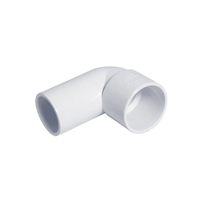MacDonald Plumbing Supplies MacWaste Spigot 90 Degree 32mm White